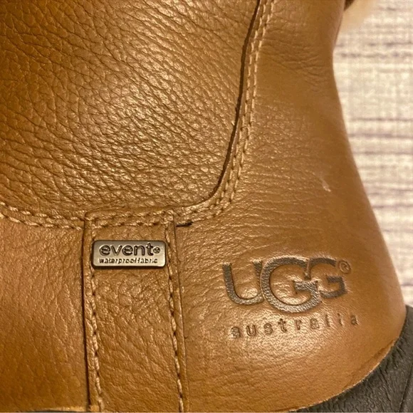 UGG Brown Shearling Winter Boots - Picture 5 of 15